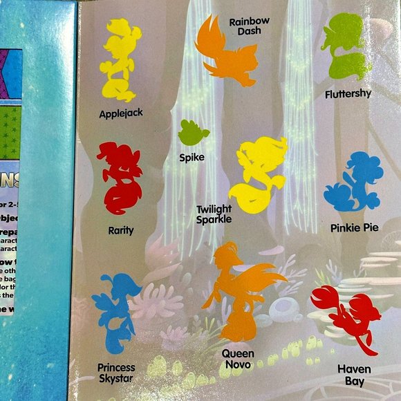 My Little Pony Lot: Stuck on Stories Game & Book + Around Equestria 7 in 1 Book - Picture 5 of 15